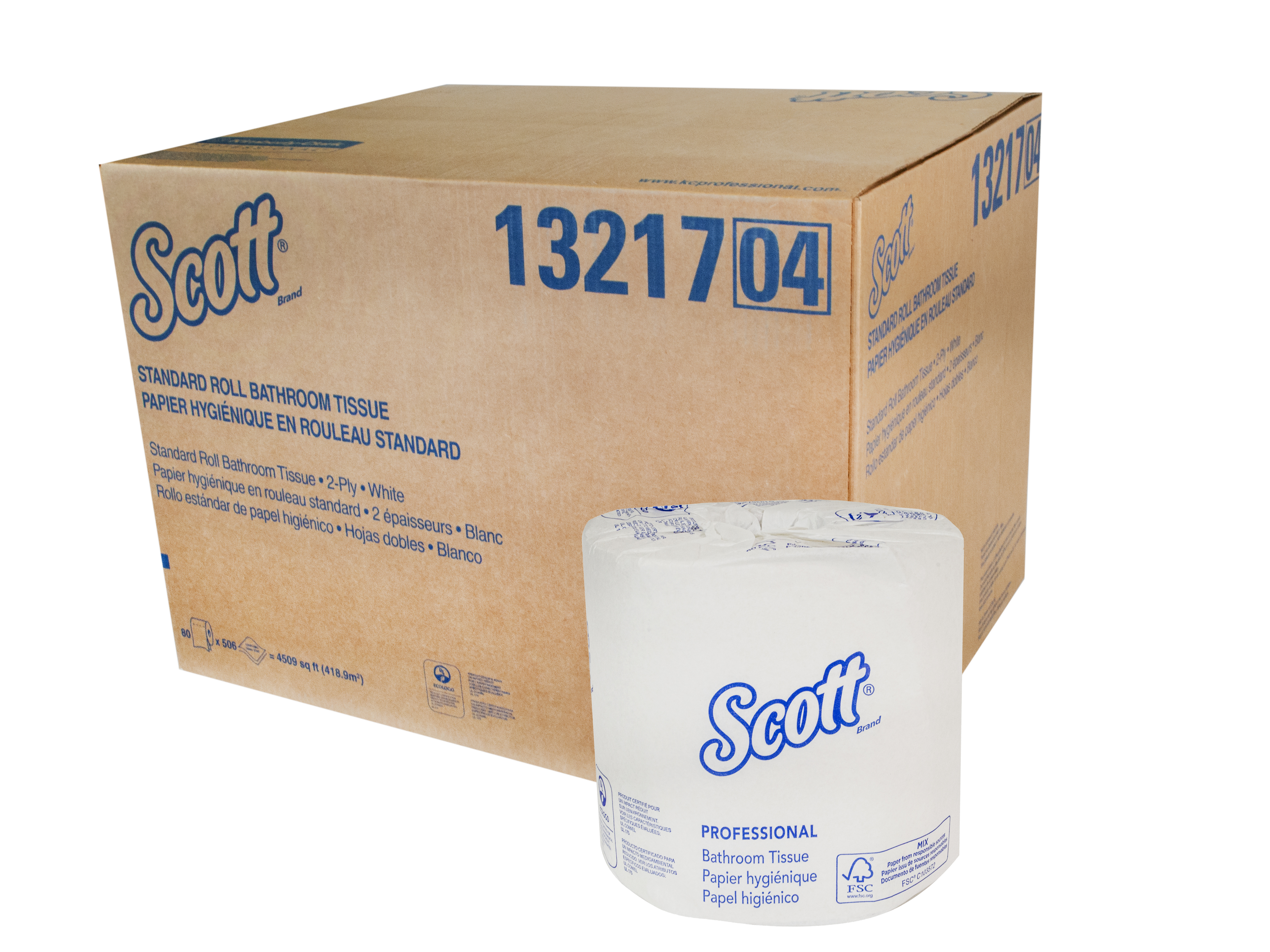 Scott Essential Professional 100% Recycled Fiber selling Bulk Toilet Paper 80 rolls bulk